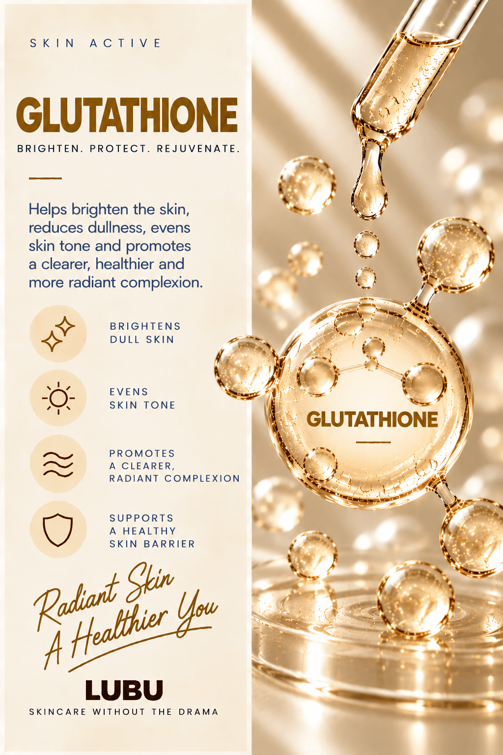 GLUTATHIONE PROVIDES ANTIOXIDANT PROTECTION