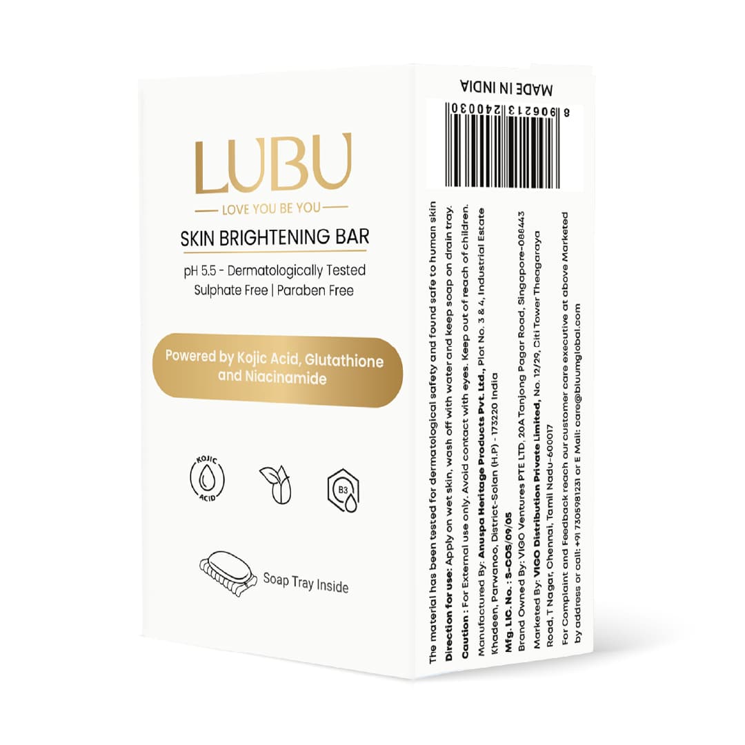 LUBU Skin Brightening Bar 75G (Pack Of 9) view 4