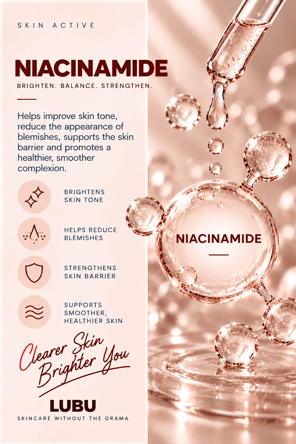 NIACINAMIDE SUPPORTS SKIN BARRIER