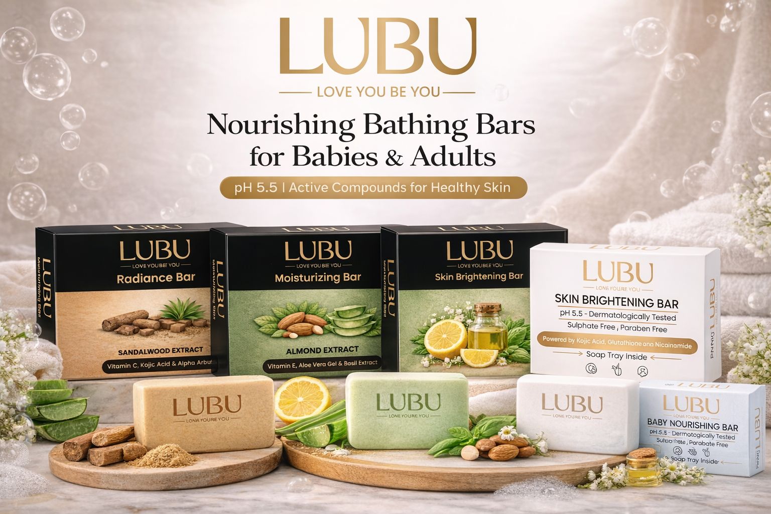 LUBU Bathing Bars