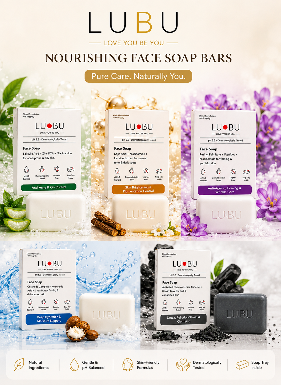 LUBU Face Soaps